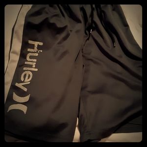 Boys large Hurley baskeball shorts